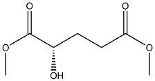 [S,(+)]-2-Hydroxyglutaric acid dimethyl ester Structure