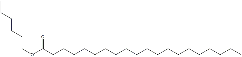 Icosanoic acid hexyl ester 구조식 이미지