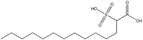 2-Sulfotetradecanoic acid Structure