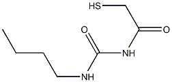 1-Butyl-3-(mercaptoacetyl)urea Structure