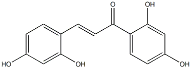 2,4,2',4'-Tetrahydroxychalcone Structure