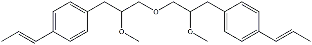 2-Methoxy-4-(1-propenyl)phenylpropyl ether 구조식 이미지