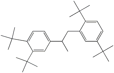 1-(2,5-Di-tert-butylphenyl)-2-(3,4-di-tert-butylphenyl)propane 구조식 이미지