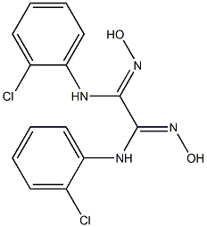 N,N'-Bis(2-chlorophenyl)ethanediamide dioxime 구조식 이미지