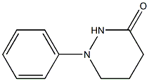 1-Phenylhexahydropyridazine-3-one 구조식 이미지