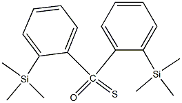 Trimethylsilyl(phenyl) thioketoneoxide 구조식 이미지