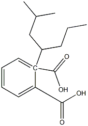 (-)-Phthalic acid hydrogen 1-[(R)-3-methyl-1-propylbutyl] ester 구조식 이미지