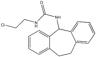 1-(2-Chloroethyl)-3-(10,11-dihydro-5H-dibenzo[a,d]cyclohepten-5-yl)urea 구조식 이미지