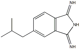 5-Isobutyl-1,3-diiminoisoindoline 구조식 이미지