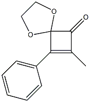 7-Methyl-8-phenyl-1,4-dioxaspiro[4.3]oct-7-en-6-one 구조식 이미지