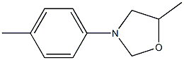 3-(4-Methylphenyl)-5-methyloxazolidine Structure