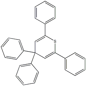 2,6-Diphenyl-4,4-diphenyl-4H-thiopyran 구조식 이미지