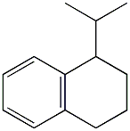 1,2,3,4-Tetrahydro-1-isopropylnaphthalene 구조식 이미지
