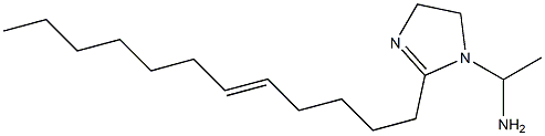 1-(1-Aminoethyl)-2-(5-dodecenyl)-2-imidazoline 구조식 이미지