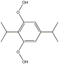 2,5-Diisopropyl-1,3-benzenediyldihydroperoxide 구조식 이미지