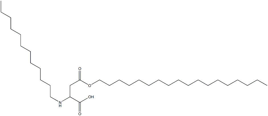 2-Dodecylamino-3-(octadecyloxycarbonyl)propionic acid Structure