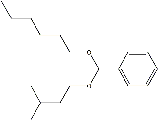 Benzaldehyde hexyl 3-methylbutyl acetal 구조식 이미지