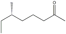 [S,(+)]-6-Methyl-2-octanone Structure