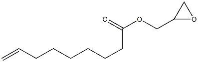 8-Nonenoic acid (oxiran-2-yl)methyl ester 구조식 이미지