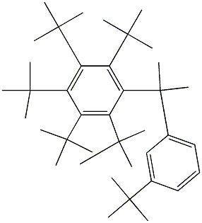 2-(Penta-tert-butylphenyl)-2-(3-tert-butylphenyl)propane 구조식 이미지