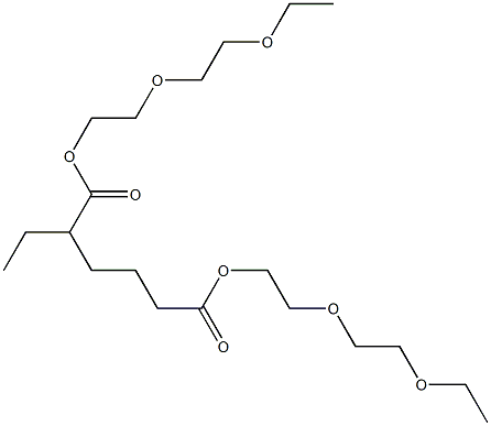 Hexane-1,4-dicarboxylic acid bis[2-(2-ethoxyethoxy)ethyl] ester 구조식 이미지
