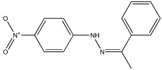 N-(4-Nitrophenyl)-1-phenylethanone hydrazone Structure