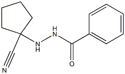 N'-(1-Cyanocyclopentyl)benzohydrazide 구조식 이미지