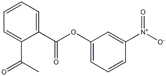 2-Acetylbenzoic acid 3-nitrophenyl ester Structure