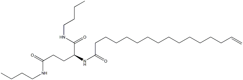 N2-(15-Hexadecenoyl)-N1,N5-dibutylglutaminamide Structure