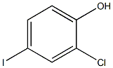 4-Iodo-2-chlorophenol 구조식 이미지