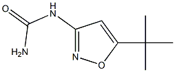 3-[5-(1,1-Dimethylethyl)-3-isoxazolyl]urea 구조식 이미지