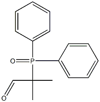 2-(Diphenylphosphinyl)-2-methylpropanal 구조식 이미지