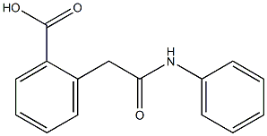 2-(Phenylcarbamoylmethyl)benzoic acid Structure