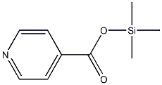 Pyridine-4-carboxylic acid trimethylsilyl ester 구조식 이미지