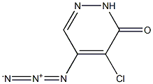 4-Chloro-5-azido-2,3-dihydropyridazine-3-one 구조식 이미지