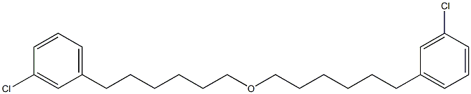 3-Chlorophenylhexyl ether Structure