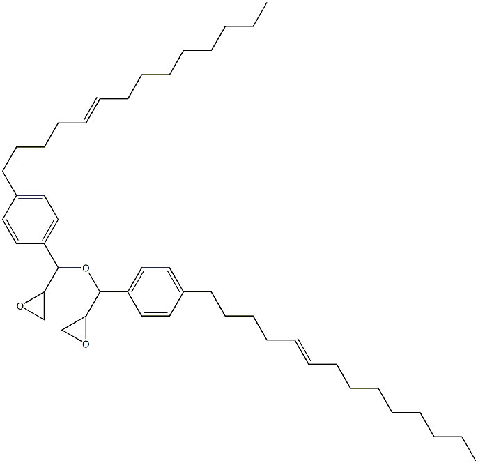 4-(5-Tetradecenyl)phenylglycidyl ether 구조식 이미지