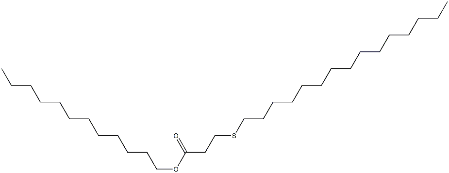 3-(Pentadecylthio)propionic acid dodecyl ester Structure