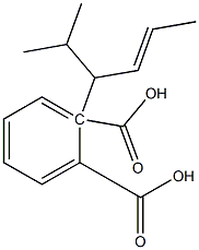 (+)-Phthalic acid hydrogen 1-[(S)-2-methyl-4-hexene-3-yl] ester Structure