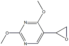 2,4-Dimethoxy-5-(oxiran-2-yl)pyrimidine Structure