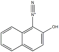 2-Hydroxy-1-naphthalenediazonium Structure