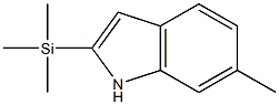 2-Trimethylsilyl-6-methyl-1H-indole 구조식 이미지