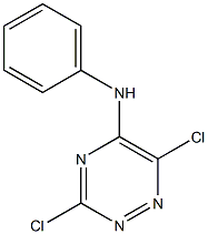 3,6-Dichloro-5-(phenylamino)-1,2,4-triazine Structure