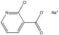 2-Chloro-3-pyridinecarboxylic acid sodium salt Structure