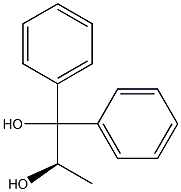 [R,(+)]-1,1-Diphenyl-1,2-propanediol 구조식 이미지