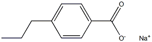 4-Propylbenzoic acid sodium salt Structure