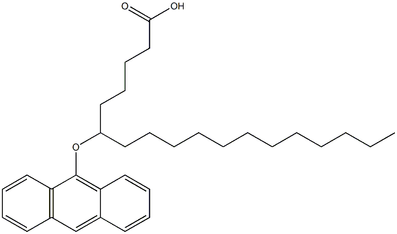 6-(Anthracen-9-yloxy)stearic acid 구조식 이미지