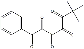 1-Phenyl-6,6-dimethylheptane-1,2,3,4,5-pentone Structure
