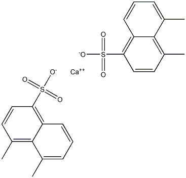 Bis(4,5-dimethyl-1-naphthalenesulfonic acid)calcium salt Structure