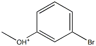 1-Bromo-3-methoxybenzenium 구조식 이미지